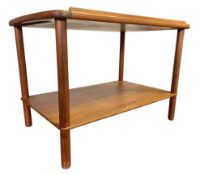 BOWA - MID CENTURY DANISH TWO-TIER TEAK TABLE
