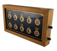 GENTS - EDWARDIAN SERVANTS CALL BOX / BELL BOARD