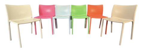 JASPER MORRISON FOR MAGISET - AIR-CHAIRS - SET OF SIX DINING CHAIRS
