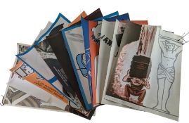 COLLECTION OF TWELVE RUSSIAN SOVIET PROPAGANDA POSTERS