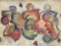 AFTER ERIC WAUGH - LARGE CONTEMPORARY FRAMED PRINT