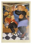 BERYL COOK (1926-2008) - SHALL WE DANCE - SIGNED PRINT ON PAPER