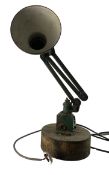 MID CENTURY INDUSTRIAL METAL ANGLEPOISE LAMP