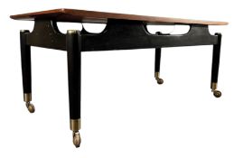 ERNST GOMME FOR G PLAN - MID 20TH CENTURY TOLA & TEAK WOOD COFFEE TABLE