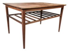 DANISH INSPIRED RETRO CIRCA 1970S TEAK LOW COFFEE TABLE