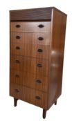 ELLIOTS OF NEWBURY - ZEBRANO RANGE - PEDESTAL CHEST OF DRAWERS