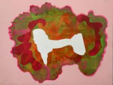 MAX GOTTLIEB (B. 1969) - CONTEMPORARY MIXED MEDIA ON CANVAS PAITNING