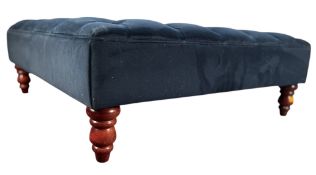 LARGE MODERN DESIGNER LOW OTTOMAN / FOOTSTOOL