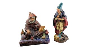 ROYAL DOULTON - TWO MID TO LATE 20TH CENTURY VINTAGE CHINA FIGURES