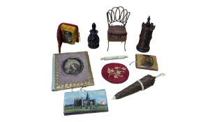 COLECTION OF LATE 19TH / 20TH CENTURY SEWING RELATED CURIOS ITEMS