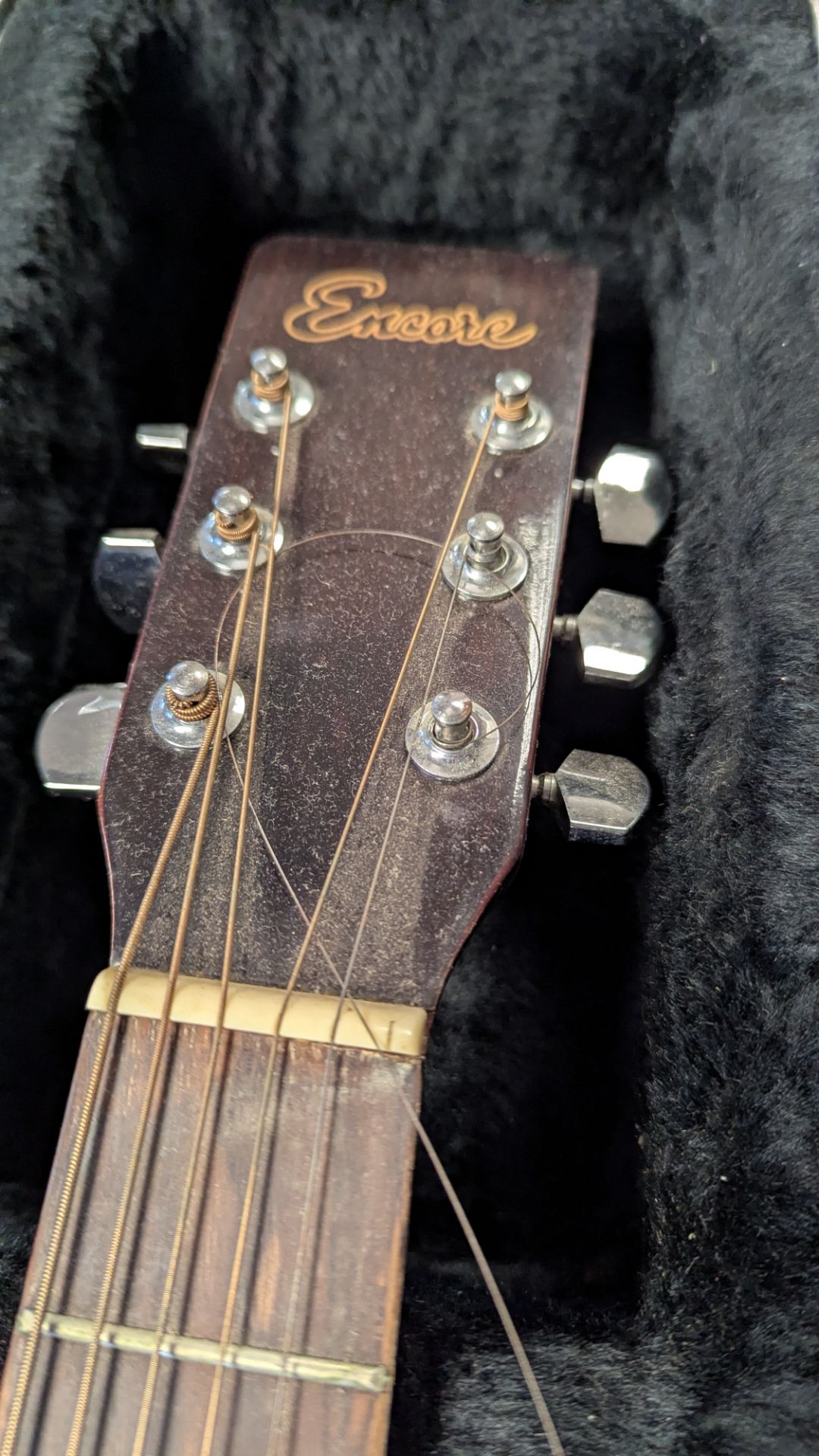 VINTAGE ENCORE MODEL W255 ACOUSTIC GUITAR - Image 3 of 4