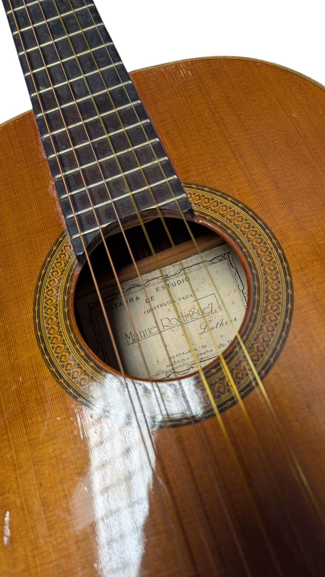 1986 MANUEL RODRIGUEZ SPANISH CLASSICAL GUITAR - Image 4 of 4