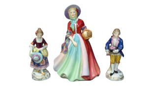COLLECTION OF THREE 20TH CENTURY CHINA FIGURES