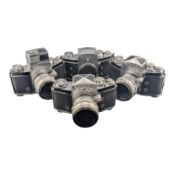 IHAGEE, GERMANY - FOUR VINTAGE EXAKTA VAREX CAMERAS