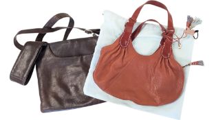 RADLEY DESIGNER HANDBAGS - TWO VINTAGE 20TH CENTURY LADIES' HANDBAGS