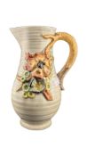 VINTAGE CLARICE CLIFF NEWPORT POTTERY JUG