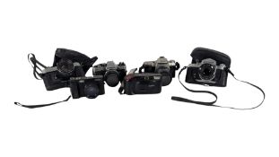 COLLECTION OF LATE 20TH CENTURY VINTAGE FILM & DIGITAL CAMERAS