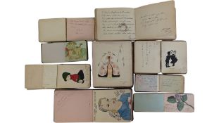 COLLECTION OF EARLY 20TH CENTURY FRIENDSHIP ALBUMS, SKETCHBOOKS ETC