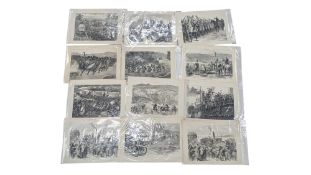 THE ILLUSTRATED LONDON NEWS, 1879 - COLLECTION OF ORIGINAL ENGRAVED PLATES ZULU WAR