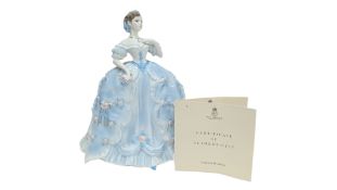 ROYAL WORCESTER - 1992 LIMITED EDITION THE FIRST QUADRILLE BONE CHINA FIGURE