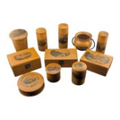 COLLECTION OF MAUCHLINE WARE WOODEN DECORATIVE BOXES