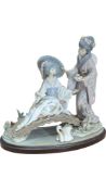 LLADRO - VINTAGE 20TH CENTURY SPRINGTIME IN JAPAN FIGURE