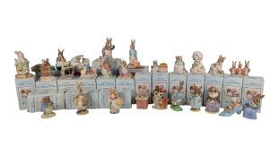 ROYAL ALBERT - COLLECTION OF LATE 20TH CENTURY BOXED BEATRIX POTTERY FIGURES