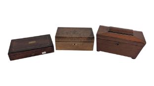 COLLECTION OF 19TH CENTURY VICTORIAN BOXES