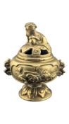 19TH CENTURY CHINESE QING DYNASTY BRASS CENSER POT