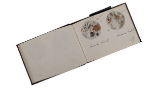 20TH CENTURY NOTEPAD WITH MICROSCOPE OBSERVATIONS INC ILLUSTRATIONS
