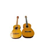 TWO VINTAGE SPANISH STYLE ACOUSTIC GUITARS