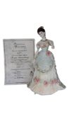 ROYAL WORCESTER - 1996 LIMITED EDITION BONE CHINA ROYAL ANNIVERSARY FIGURE