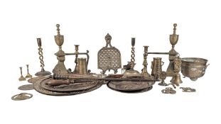 LARGE COLLECTION OF 20TH CENTURY VINTAGE BRASSWARE