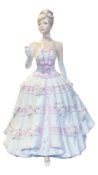 COALPORT - LATE 20TH CENTURY SUMMER ROSE FINE BONE CHINA FIGURE