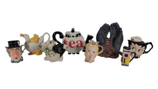 PAUL CARDEW - COLLECTION OF LATE 20TH / 21ST CENTURY NOVELTY TEAPOTS