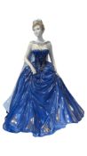 COALPORT - 21ST CENTURY BONE CHINA MID WINTER BALL CAROLYN FIGURE