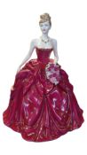 COALPORT - LATE 20TH CENTURY LIMITED EDITION BONE CHINA FIGURE 'GRAND FINALE'