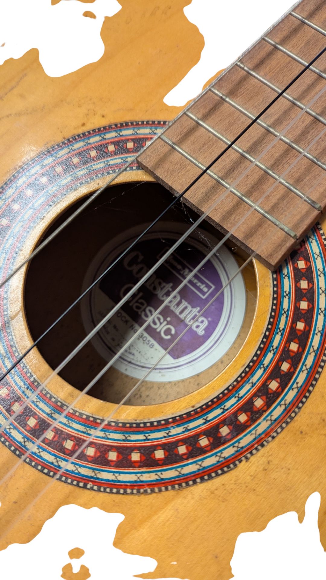 TWO VINTAGE SPANISH STYLE ACOUSTIC GUITARS - Image 4 of 5