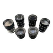 ENNA WERK, GERMANY - SIX VINTAGE 20TH CENTURY CAMERA LENSES