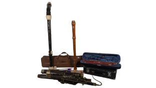 COLLECTION OF LATE 20TH CENTURY VINTAGE WIND INSTRUMENTS