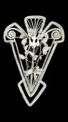 EARLY 20TH CENTURY FRENCH GLASS BEADED IMMORTELLE FUNERAL WREATH