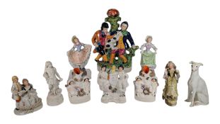 COLLECTION OF 19TH /20TH CENTURY CERAMIC & PORCELAIN FIGURES