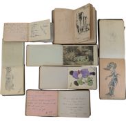 COLLECTION OF EARLY 20TH CENTURY FRIENDSHIP ALBUMS