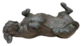 DORIS LINDER HEREDITIES BRONZE COMPOSITE DACHSHUND