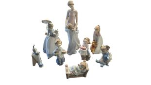 LLADRO / NAO - COLLECTION OF 20TH CENTURY SPANISH PORCELAIN FIGURES