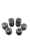 MINOLTA, JAPAN - SIX VINTAGE MINOLTA 35MM CAMERA LENSES