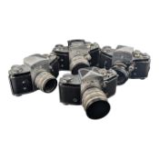 IHAGEE, GERMANY - FOUR VINTAGE EXAKTA VAREX VX CAMERAS
