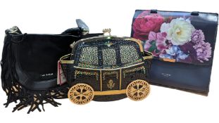 TED BAKER - TWO CONTEMPORARY DESIGNER HANDBAGS & ANOTHER EXAMPLE