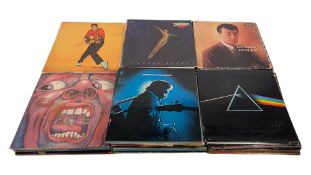 COLLECTION OF LATE 20TH CENTURY ROCK VINTAGE LP VINYL RECORDS