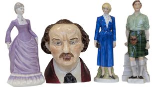 COALPORT, ENGLISH - COLLECTION OF VINTAGE 20TH CENTURY PORCELAIN FIGURES